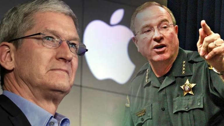 Sheriff Publicly Says He's 'Ready for War,' He'll 'Lock Up' Apple's CEO if they Don't Unlock iPhone
