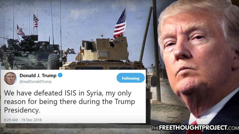 Trump Tweets ‘We Have Defeated ISIS’ as US Starts Withdrawal from Syria