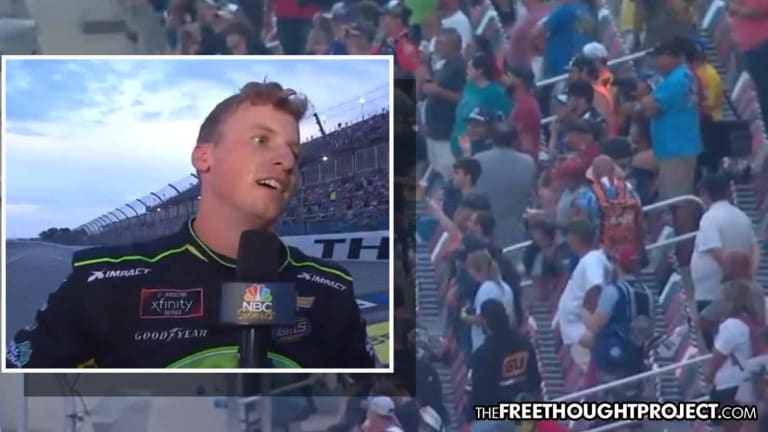 WATCH: NBC Reporter Fails Miserably at Covering Up 'F**K Joe Biden' Chant at NASCAR