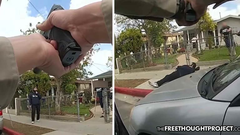 WATCH: Cops Execute Suicidal Man from 20 Feet Away, Shoot Him 8 More Times After He Falls