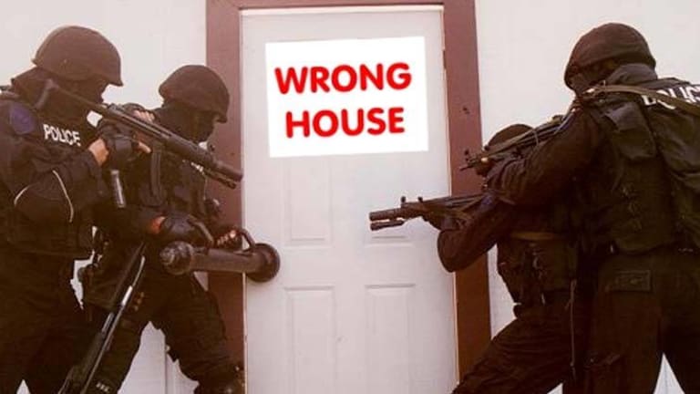 SWAT Goes to Wrong Home, Smash Windows Deploy Flashbang on Innocent People Anyway