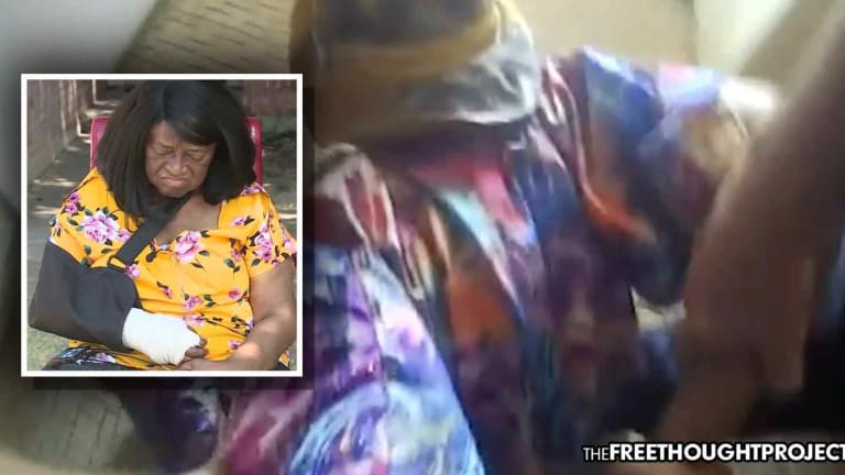 WATCH: Taxpayers to Be Held Liable After Cops Break Innocent Grandma's Arm During Raid