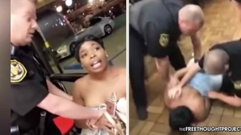 WATCH: 'I'll Break Your Arm!' Says Cop As Police Strip Woman Topless in Waffle House Arrest