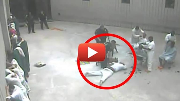 Shocking Video Captures Deputy Siccing Dog on Inmate, Stomping him for No Reason