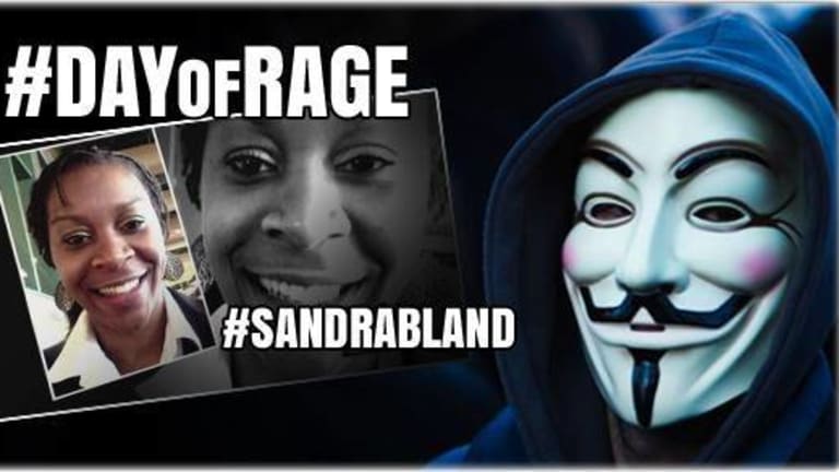 "Anonymous" Calls for "Day of Rage," Demands Officer Who Pulled Over Sandra Bland be Arrested