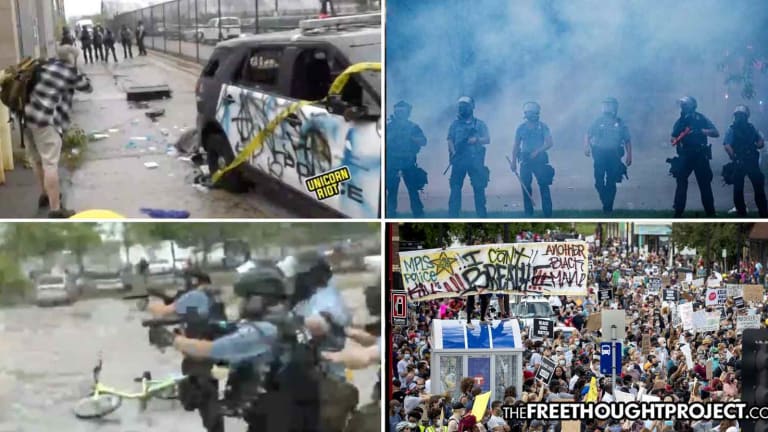 Protesters Attack Police Station, Patrol Cars After Cops Killed Man in Graphic Video