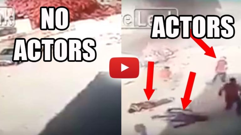 Video Exposes Crisis Actors Faking an ISIS Car Bombing -- Media Reports it as REAL