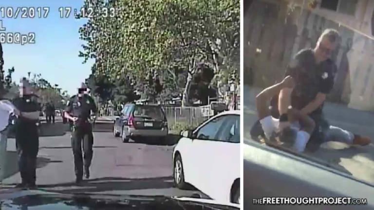 Dashcam Catches Cop Snap As Alleged Jaywalking Suspect Questions His Manhood