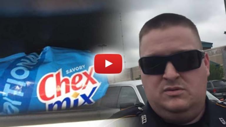 Clueless Cop Violates Innocent Man's Rights After Mistaking His Son's Chex Mix for Weed