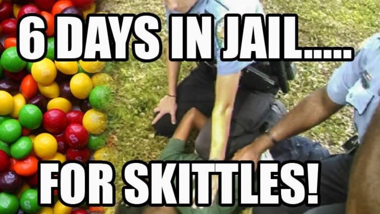 8th Grader Arrested, Threatened with Beatings and Held for 6 Days in Jail - For Throwing Skittles