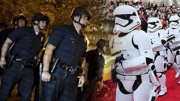 Star Wars Force Met with Police State Force as Movie Goers Stripped of 4th Amendment Rights
