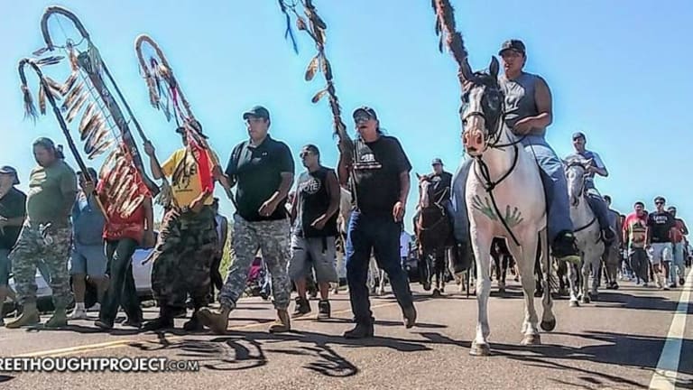4,000 Native Americans in Bundy Ranch-Style Protest as DHS Cuts Water Supply -- Media Blackout