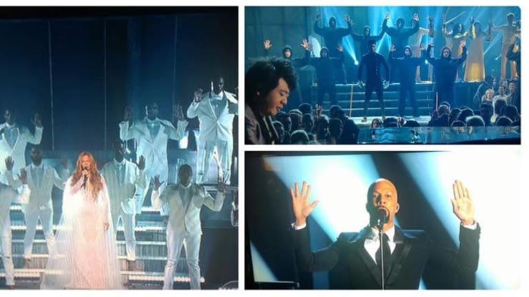 Grammy Performers Call Out Police Violence in Several Momentous Acts #HandUpDontShoot