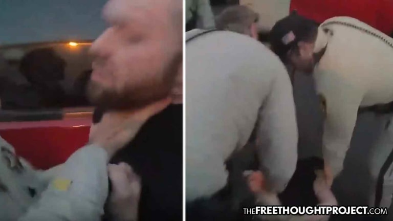 WATCH: Drug War Addicted Cops Attack Innocent Man for Rolling a Joint in a State With LEGAL Weed