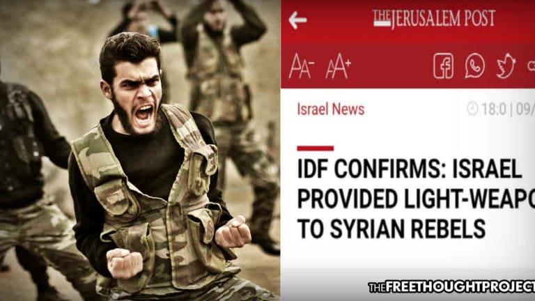 IDF Wipes Explosive Report on Israel Providing Weapons to Syrian Rebels Off The Internet