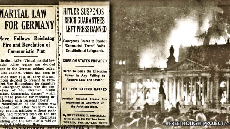 87 Years Ago, Hitler Carried Out a "False Flag" Showing How Gov't Can Control With Lies and Fear