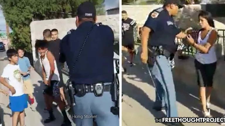 Insane Video Shows El Paso Cop Pull Gun on Small Children, Threaten Them With Baton