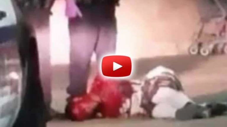 Cops Lose It -- Beat Man to a Bloody Pulp With their Flashlights in Front of Walmart