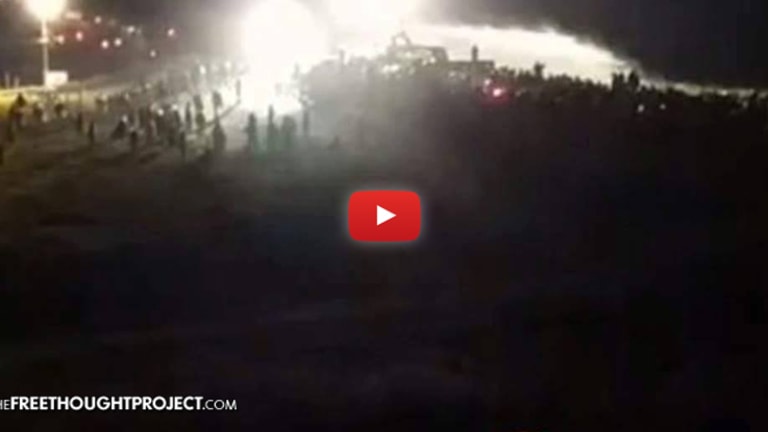 BREAKING: Live Stream Cut Off As Police Spray DAPL Protesters With Water Cannons in Below Freezing Temps