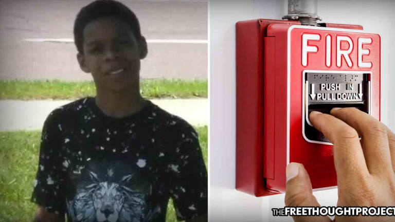 Cops Fine Mother, Handcuff and Jail 13yo Autistic Boy, for Allegedly Pulling a Fire Alarm