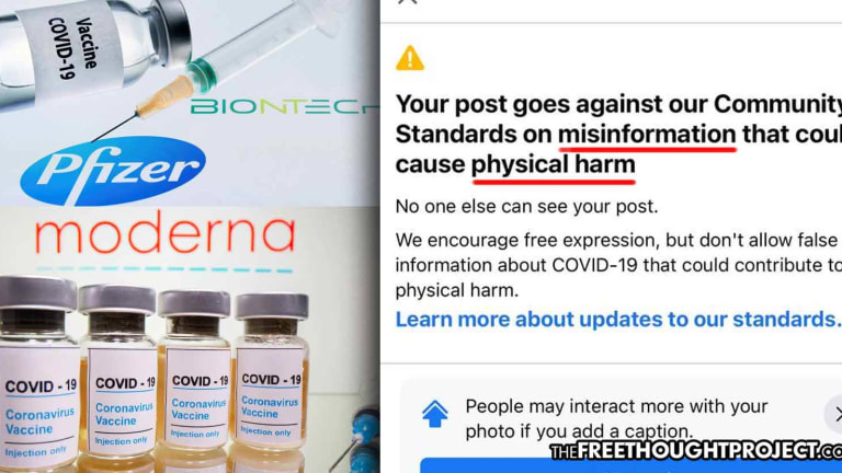 Facebook Labeling 100% Facts About Vaccine Company Corruption as 'Misinformation'