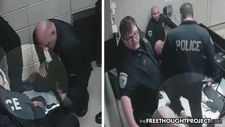 Cops Handcuff Man for 'Obstructing Sidewalk', Proceed to Punch & Kick Him in Testicles & Face Repeatedly