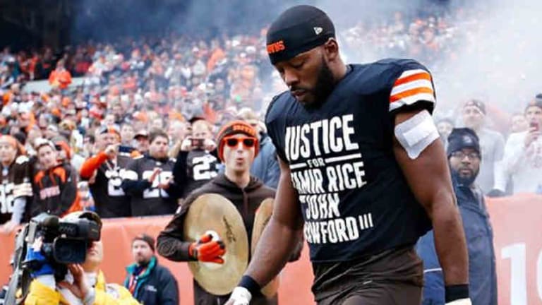 Police Union Shamelessly Demands an Apology for Browns Player's T-Shirt Asking for Justice