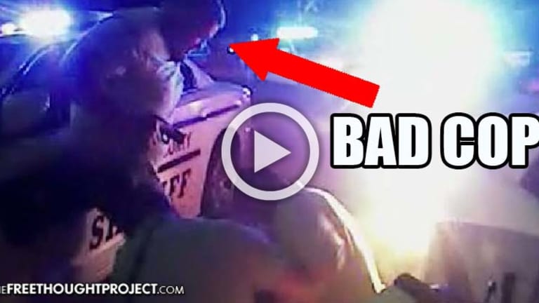 Bad Cop Arrested After Good Cop Filmed Him Stomp Innocent Man's Head In