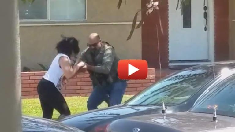 SHOCK VIDEO: Cop Armed with an AR-15 Charges at Woman Filming Police, Smashes Her Phone