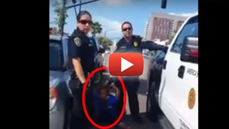 Vigilant Citizen Sees Cops Hurting a Compliant Homeless Woman, So She Stepped In to Stop It