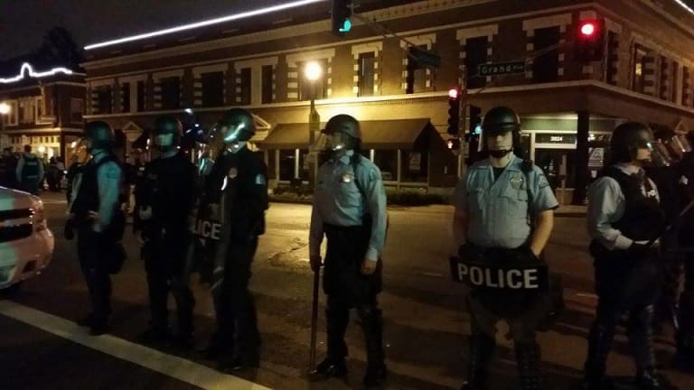 In St. Louis Protesters are Clashing with Police Just Before the 'Weekend of Resistance'
