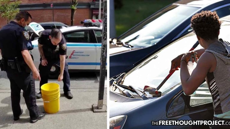 Hero Cops Protect City from Evil Criminals Attempting to Squeegee Windows