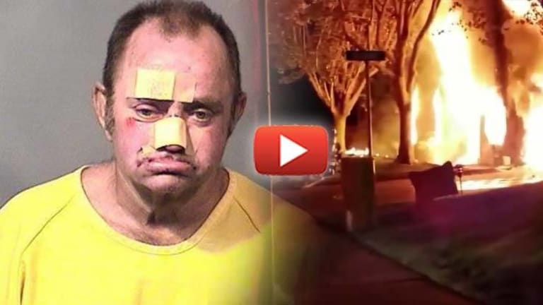 Man Beaten and Arrested by Police for Trying to Save His 3 Dogs from His Burning Home