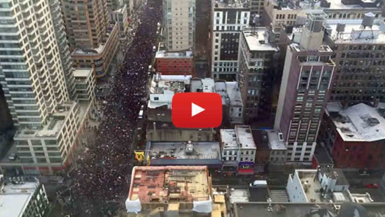 Time Lapse Video of NYC, Shows Incredible Turnout for Protest Against Police Brutality