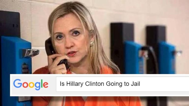 Top Google Search for Hillary Clinton -- Is Hillary Clinton Going to Jail?