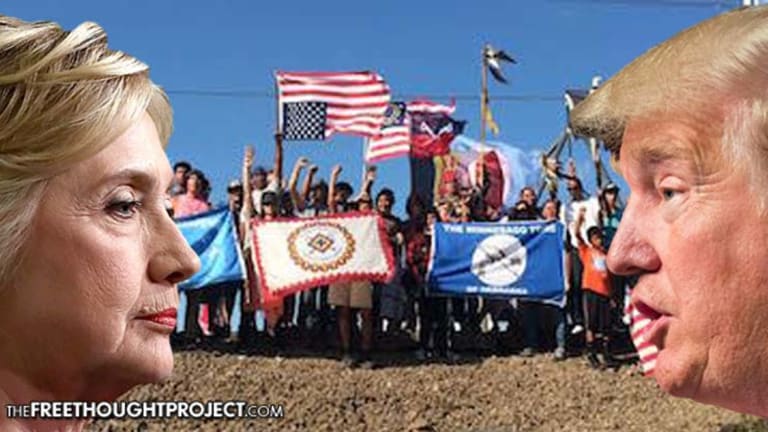 "I Am Ashamed of Them Both" Standing Rock Protesters Refuse to Vote -- "F**k the People Running"