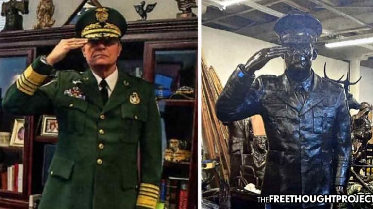 'Narcissistic' Sheriff Took $75k from Taxpayers to Make a Bronze Statue of Himself