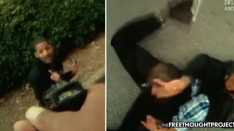 WATCH: Cops Taser Man on the Way to a Job Interview for Improperly Crossing the Street