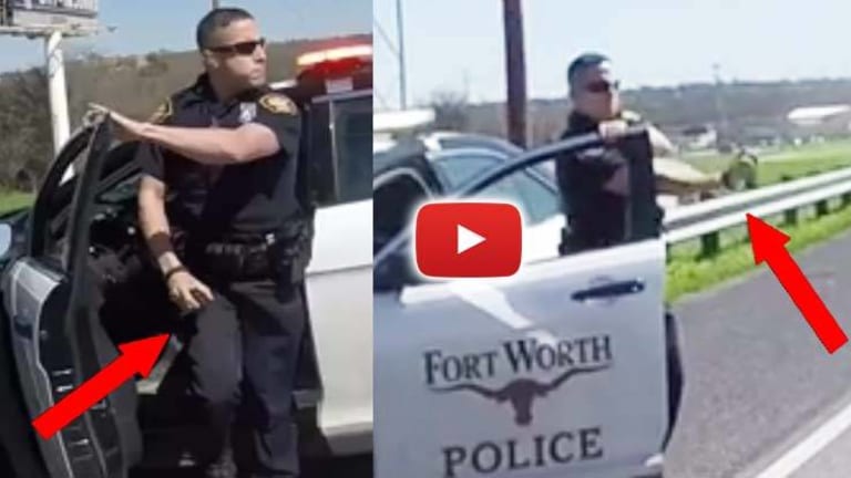 Texas Cop Caught on Video Pepper Spraying Innocent Motorists as they Drove By