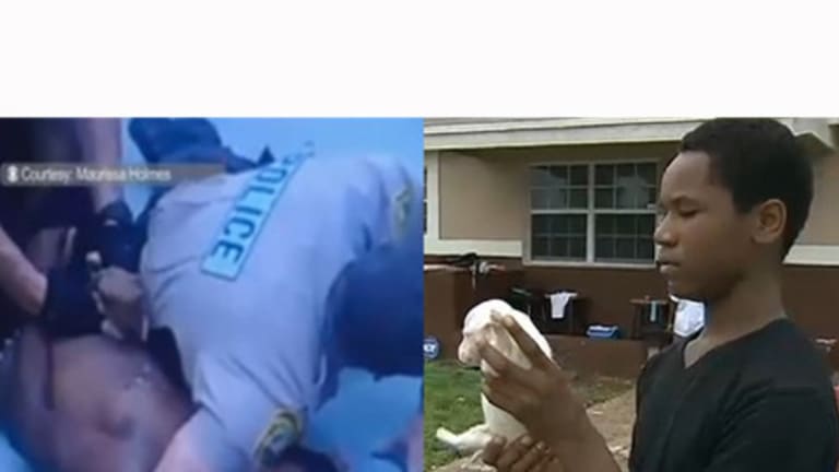 Florida Cops Choke Black Teen Holding Puppy Over 'Dehumanizing Stares'