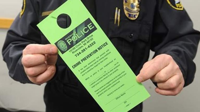 Police Implement Program to Snoop Around Private Property, Leaving Notices "To Keep You Safe"