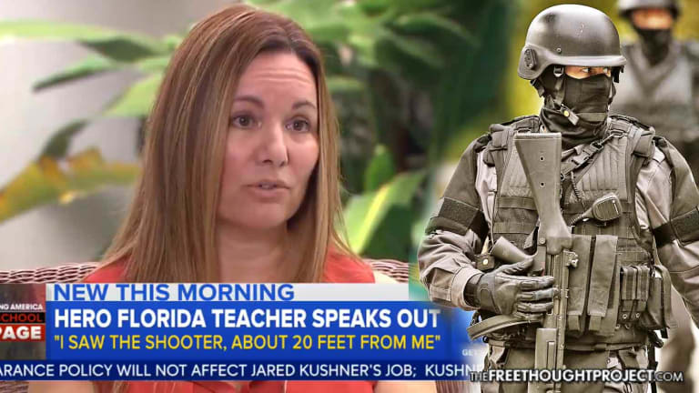 Teacher Says FL Shooter Was in Full Body Armor, Face Mask, and She Thought He Was a Cop