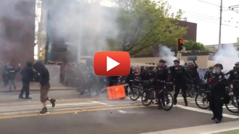 Downtown Seattle Resembles a War Zone as Police and Protesters Clash