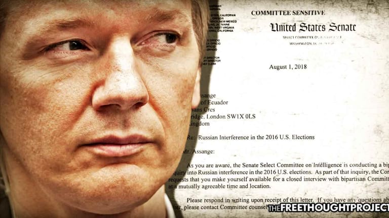 BREAKING: US Senate Intelligence Committee Calls Julian Assange to Testify Over Russian Hacking