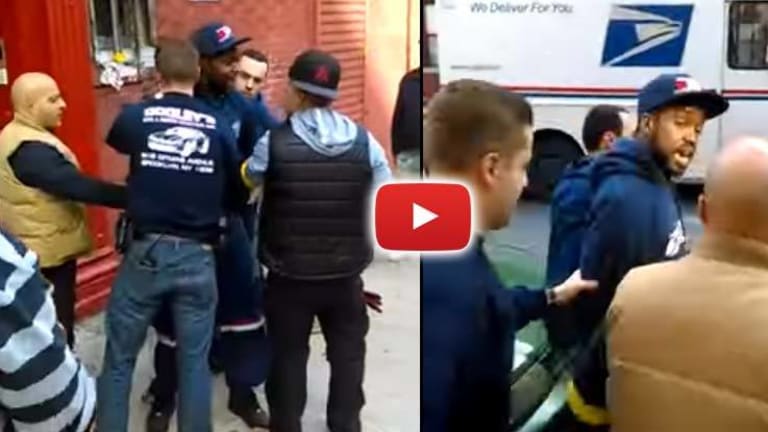 VIDEO: Gang of NYPD Cops Attack & Arrest Mailman for Complaining About Their Driving