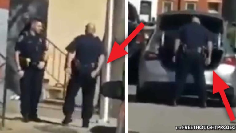 Video Appears to Show Cop Hide Drugs Behind His Back Before Planting Them in a Car