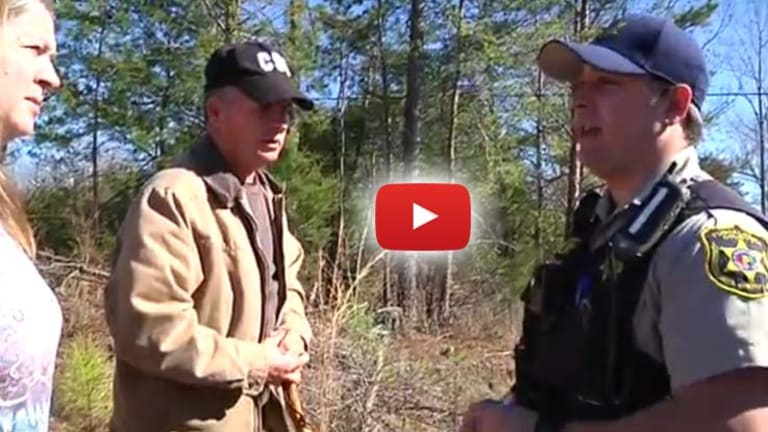 WATCH: Cops Kick Family Off Their OWN PROPERTY So Big Oil Can Drill