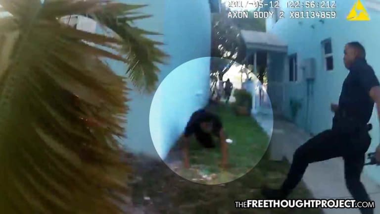 WATCH: Cop Covers Up His Body Cam to Hide Fellow Cops Beating Surrendering Man