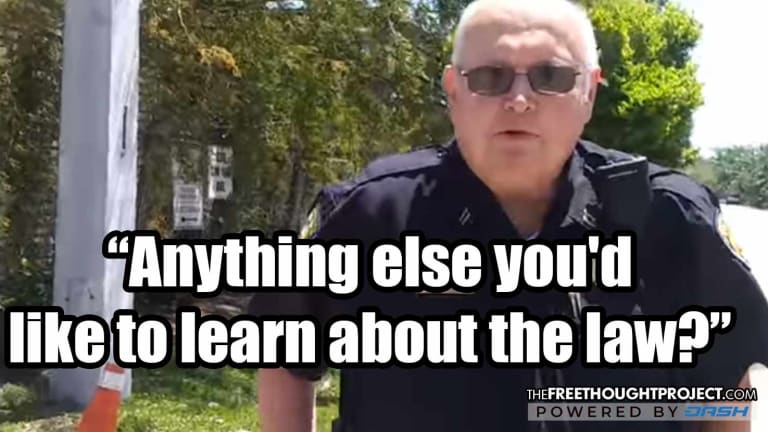 WATCH: Free Speech Activist Hilariously Schools Power-Tripping Cop on His Constitutional Oath