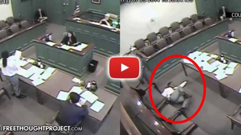 Victim Fights Back After Horrifying Video Shows Judge Torture Him in Court